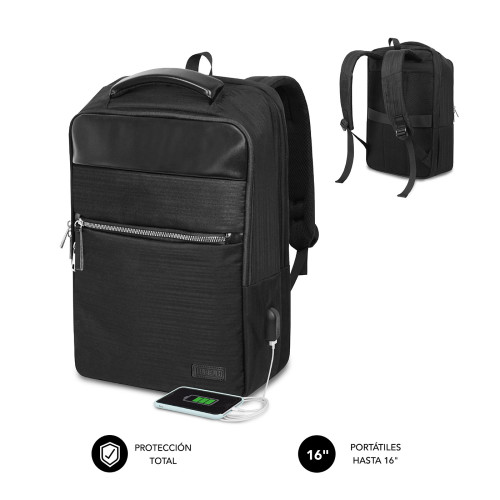 MOCHILA DE NEGOCIOS BUSINESS V2 AP BACKPACK 16" BLACK - Imagen 2