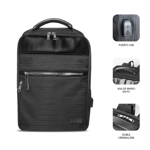 MOCHILA DE NEGOCIOS BUSINESS V2 AP BACKPACK 16" BLACK - Imagen 3