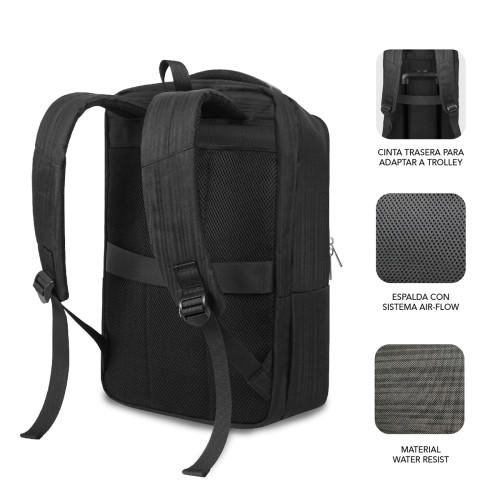 MOCHILA DE NEGOCIOS BUSINESS V2 AP BACKPACK 16" BLACK - Imagen 4