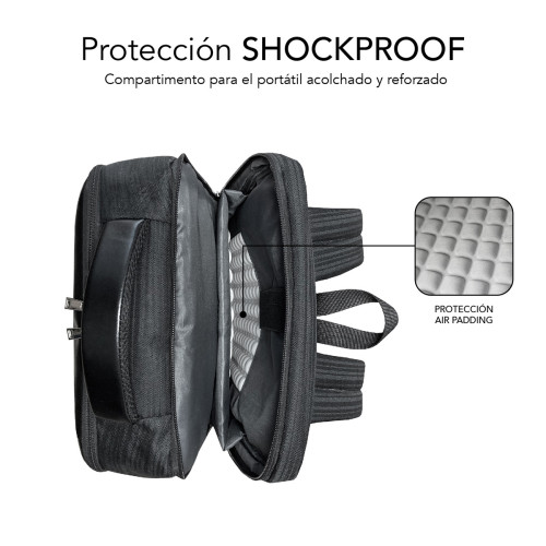 MOCHILA DE NEGOCIOS BUSINESS V2 AP BACKPACK 16" BLACK - Imagen 6