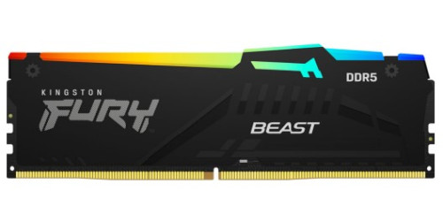 MEMORIA KINGSTON FURY BEAST RGB DDR5 32GB KIT2 5600MHZ CL40 - Imagen 2
