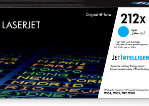 HP Cartucho de tóner Original LaserJet 212X cian de alta capacidad