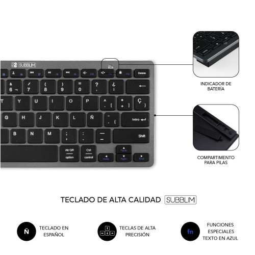 SUBBLIM SUBKBC-OCO020 teclado - Imagen 6
