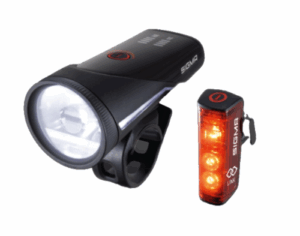 Sigma Sport Aura 100 Set + Blaze Link Iluminación trasera + iluminación delantera (set) LED