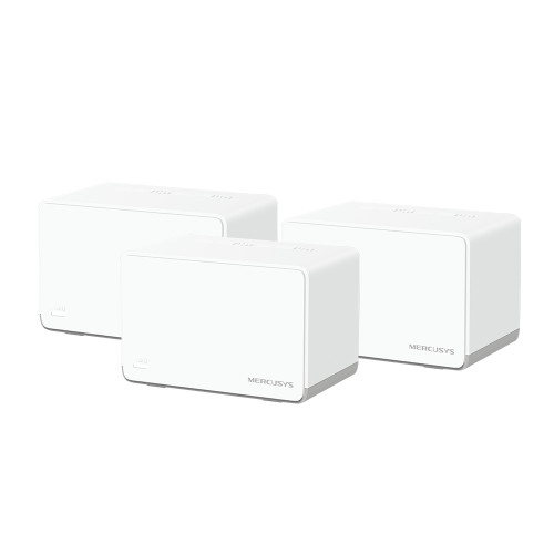 Mercusys HALO H70X (2-PACK) sistema Wi-Fi Mesh (Wi-Fi en malla) Doble banda (2,4 GHz / 5 GHz) Wi-Fi 6 (802.11ax) Blanco 3 Interno - Imagen 2
