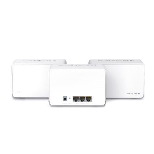 Mercusys HALO H70X (2-PACK) sistema Wi-Fi Mesh (Wi-Fi en malla) Doble banda (2,4 GHz / 5 GHz) Wi-Fi 6 (802.11ax) Blanco 3 Interno - Imagen 3