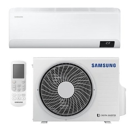 SAMSUNG AIRE ACONDICIONADO (F-AR24CBU) CEBU WIFI PACK INT+EXT CONJUNTO DOMÉSTICO DE SPLIT MURAL GAMA QMD CEBU CON CAPACIDAD EN FRÍO DE 6,5 KW Y EN CALOR 7,4 KW. PRESIÓN SONORA: 26 DB, DIMENSIONES: 1.055 X 299 X 215 MM - Imagen 2