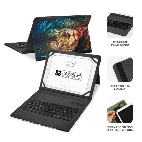 SUBBLIM Funda con Teclado Keytab Pro BT Trendy Leon - Imagen 4