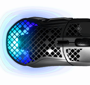 Steelseries Aerox 5 Wireless ratón mano derecha RF Wireless + Bluetooth + USB Type-A Óptico 18000 DPI