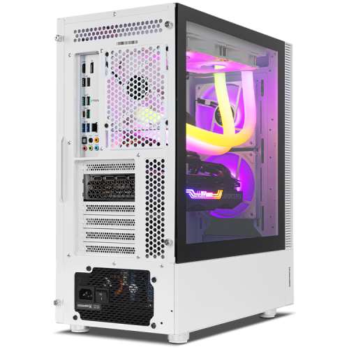 NOX Hummer Nemesis Midi Tower Blanco - Imagen 5