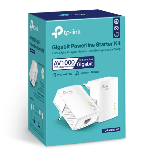 TP-Link TL-PA7017 KIT 1000 Mbit/s Ethernet Blanco 2 pieza(s) - Imagen 5