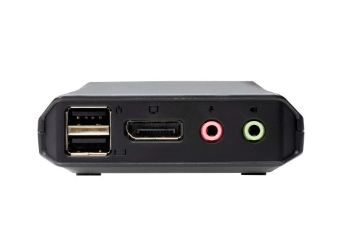 ATEN Switch KVM en formato cable híbrido DisplayPort de 2 puertos USB-C - Imagen 3
