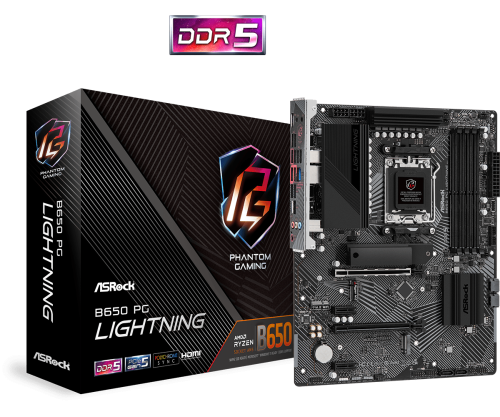 Asrock B650 PG Lightning AMD B650 Zócalo AM5 ATX - Imagen 7