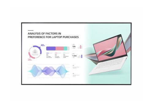 LG 86UH5J-H pantalla de señalización Pantalla plana para señalización digital 2,18 m (86") IPS Wifi 500 cd / m² 4K Ultra HD Negro Web OS 24/7 - Imagen 2