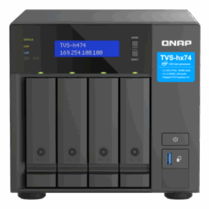 QNAP TVS-H474 NAS Torre Ethernet Negro G7400