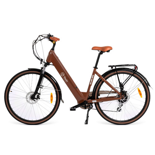 YOUIN YOURIDE VIENA - PASEO - RUEDA 28” - BATERIA INTEGRADA Y EXTRAIBLE - OCRE - Imagen 2