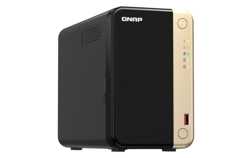 QNAP TS-264 NAS Torre Ethernet Negro, Oro N5095 - Imagen 4