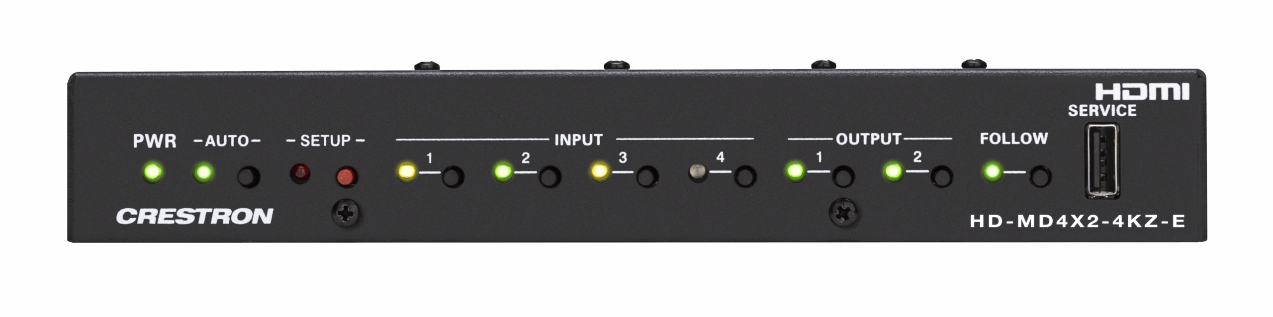 CRESTRON 4X2 4K60 4:4:4 HDR AV SWITCHER (HD-MD4X2-4KZ-E) 6511307 - Imagen 3
