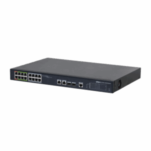 (DH-LR2218-16ET-240-V2) DAHUA SWITCH L2 EPOE GESTIONABLE 16 PUERTOS 10/100 (8 EPOE/EOC + 8 POE) + 2 UPLINK COMBO GIGABIT/SFP