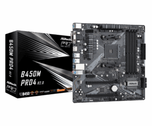 Asrock B450M Pro4 R2.0 AMD B450 Zócalo AM4 micro ATX