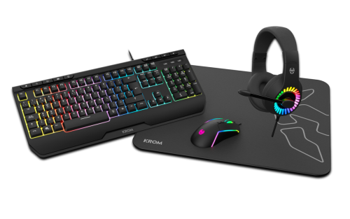 KROM KIT GAMING 4 en 1 KENYA. RGB - Imagen 2