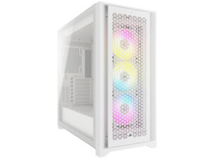 CAJA CORSAIR ICUE 5000D RGB AIRFLOW CRISTAL TEMPLADO BLANCA CC-9011243-WW