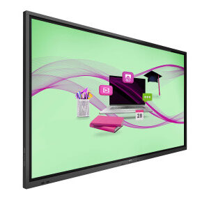 MONITOR PHILIPS EDUCATION INTERACTIVE 65" 20 TP HE IR + AR + BLF / PANEL IPS 10BIT D-LED 16:9 / 3840X2160 350CD/M2 / 9MS / PIXEL PITCH 0.372X0.372 / VESA 400X400/M8 / SOC 9970A / USO LANDSCAPE 18/7 / OPS SI / WIFI SI / 1XRJ45 (65BDL4052E/00)