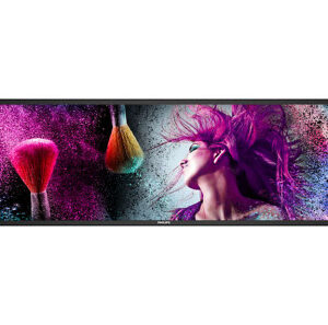 MONITOR PHILIPS 37" S-LINE / PANEL 32:9 / 1950x540 700CD/M2 / 8MS / PIXEL PITCH 0.47X0.47 / VESA 400X200/M6 / SOC SI/ USO LANDSCAPE PORTRAIT 24/7 / OPS NO / NO WIFI / 1XRJ45 (37BDL3050S/00)