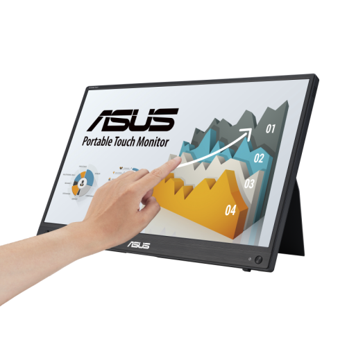ASUS ZenScreen MB16AHT 39,6 cm (15.6") 1920 x 1080 Pixeles Full HD Pantalla táctil Negro - Imagen 2