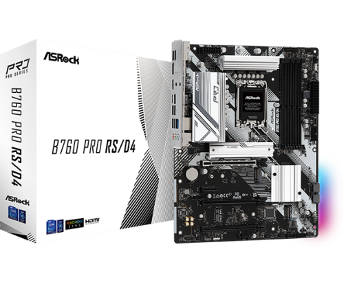 Asrock B760 Pro RS/D4 Intel B760 LGA 1700 ATX