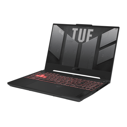 ASUS TUF Gaming A15 FA507NU-LP045 - Ordenador Portátil Gaming de 15.6" Full HD 144Hz (AMD Ryzen 7 7735HS, 16GB RAM, 512GB SSD, RTX 4050 6GB, Sin Sistema Operativo) Gris Jager - Teclado QWERTY español - Imagen 4