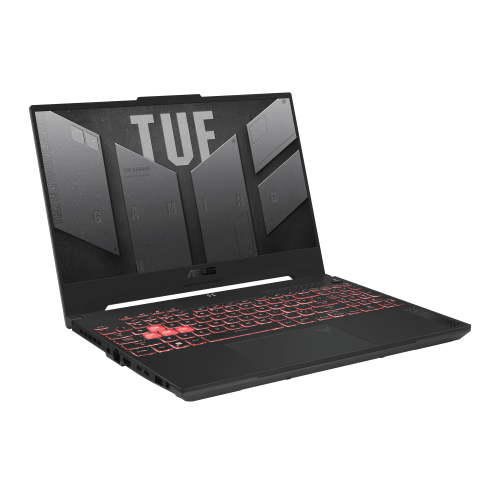 ASUS TUF Gaming A15 FA507NU-LP045 - Ordenador Portátil Gaming de 15.6" Full HD 144Hz (AMD Ryzen 7 7735HS, 16GB RAM, 512GB SSD, RTX 4050 6GB, Sin Sistema Operativo) Gris Jager - Teclado QWERTY español - Imagen 6