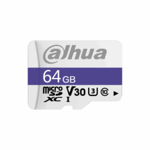 DAHUA MICROSD 64GB MICROSD CARD, READ SPEED UP TO 95 MB/S, WRITE SPEED UP TO 38 MB/S, SPEED CLASS C10, U3, V30, TBW 40TB (DHI-TF-C100/64GB)