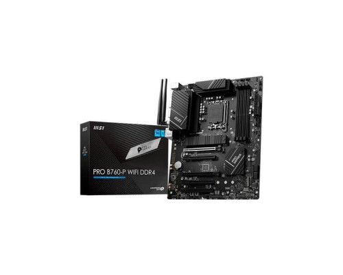 PLACA MSI PRO B760-P WIFI DDR4,INTEL,1700,B760,4DDR4,WIFI,MATX