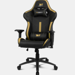 DRIFT DR350 Butaca para jugar Asiento acolchado Oro, Negro