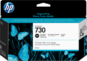 HP Cartucho de tinta DesignJet 730 negro fotográfico de 130 ml
