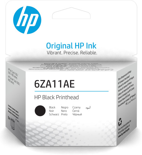 HP Cap de imprimare 6ZA11AE negru cabeza de impresora Inyección de tinta térmica - Imagen 2