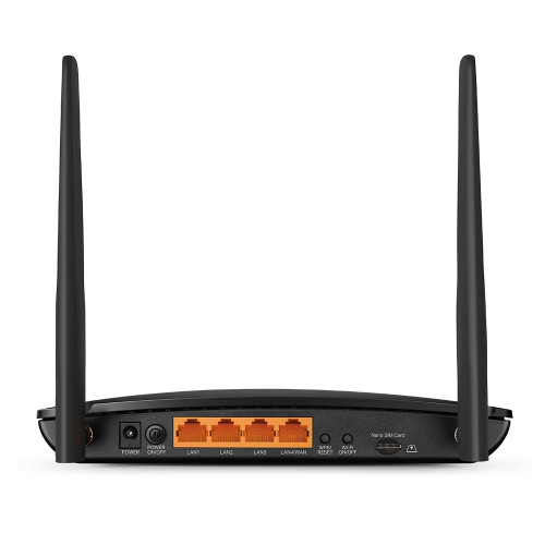 TP-Link Archer MR500 router inalámbrico Gigabit Ethernet Doble banda (2,4 GHz / 5 GHz) 4G Negro - Imagen 3