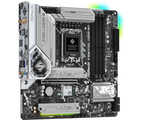 Asrock B760M Steel Legend WiFi Intel B760 LGA 1700 micro ATX - Imagen 5