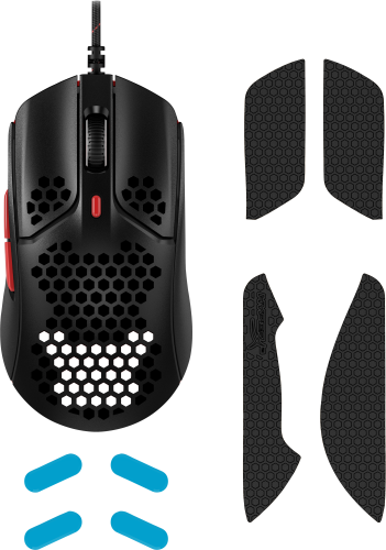 HyperX Ratón gaming Pulsefire Haste (negro-rojo) - Imagen 8