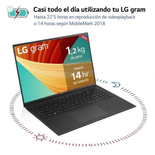 LG PORTATIL (16Z90R-E.AD75B) 16"/ÇCORE I7-1360P/32 GB RAM/512 GB SSD/W11 - Imagen 6