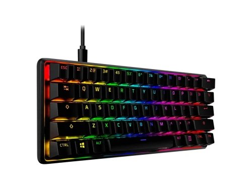 HP HYPERX ALLOY ORIGINS 60 AQUA GAMING KEYBOARD MECANICO RBG US LAYER - 56R61AA#ABA - Imagen 4