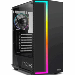 NOX CAJA ATX INFINITY GAMMA. SEMITORRE. ARGB RAINBOW. LATERAL CRISTAL TEMPLADO