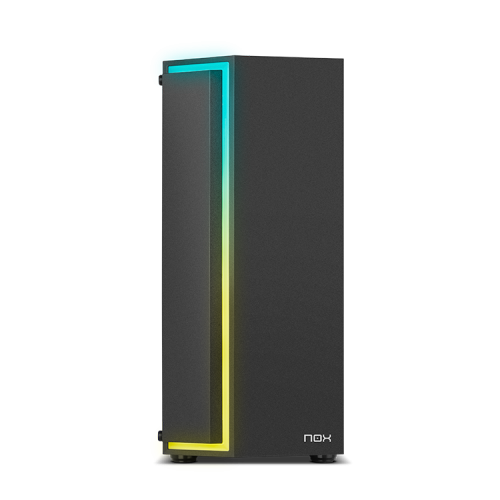 NOX CAJA ATX INFINITY GAMMA. SEMITORRE. ARGB RAINBOW. LATERAL CRISTAL TEMPLADO - Imagen 4