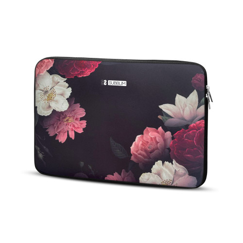 SUBBLIM Funda Ordenador Neopreno Trendy Sleeve Neo Flowers 13,3-14" - Imagen 2