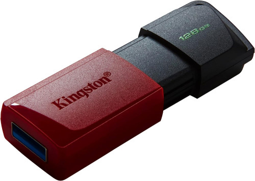 KINGSTON 128GB USB3.2 GEN1 DATATRAVELER EXODIA M (BLACK + RED) - Imagen 3