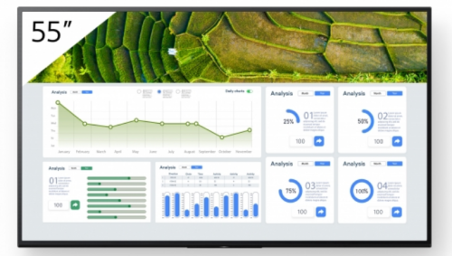 Sony FW-55BZ30L pantalla de señalización Pantalla plana para señalización digital 139,7 cm (55") LCD Wifi 440 cd / m² 4K Ultra HD Negro Android 24/7 - Imagen 2