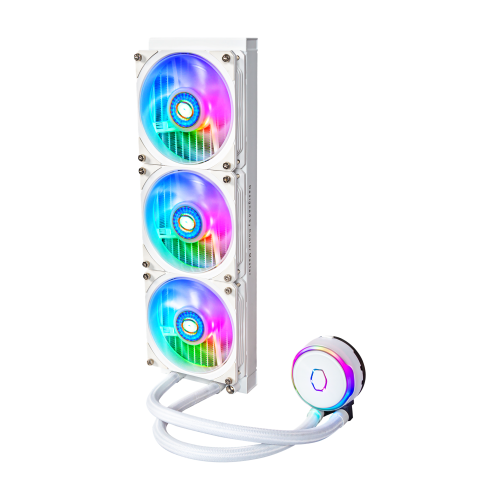 Cooler Master MasterLiquid PL360 Flux White Edition Carcasa del ordenador Kit de refrigeración líquida 12 cm Blanco - Imagen 5