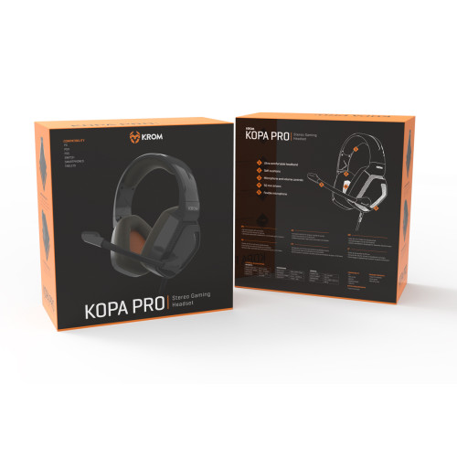 Krom KOPA PRO Auriculares Alámbrico Diadema Juego Negro - Imagen 10