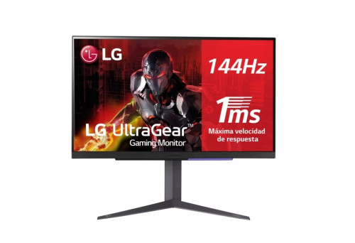LG MONITOR (27GR93U-B) 27"/16:9/ULTRA GEAR GAMING/4K 3840 X 2160/IPS/1 MS/144 HZ/FREE SYNC/2X HDMI/DP/3X USB-A - Imagen 4